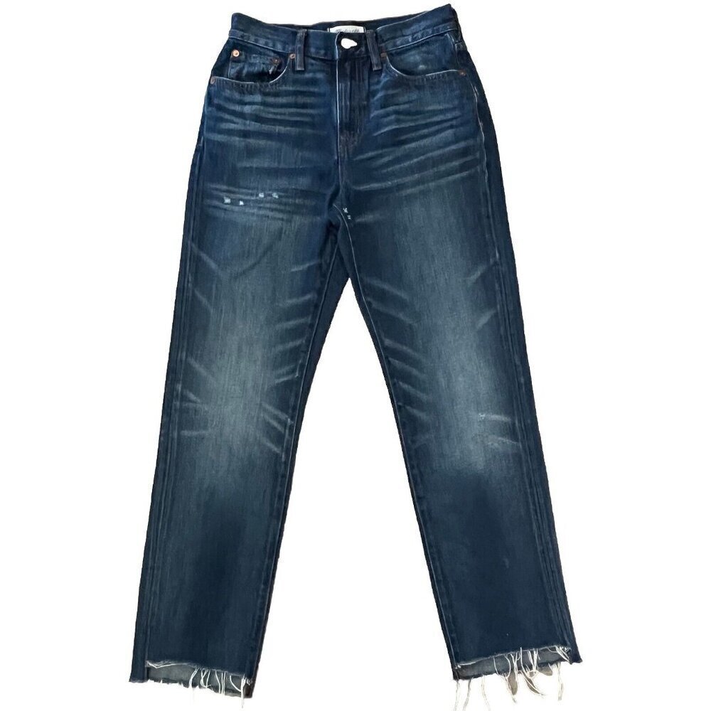 MADEWELL Women’s The Perfect Vintage Jean Step-hem edition Size 25 Denim F7786